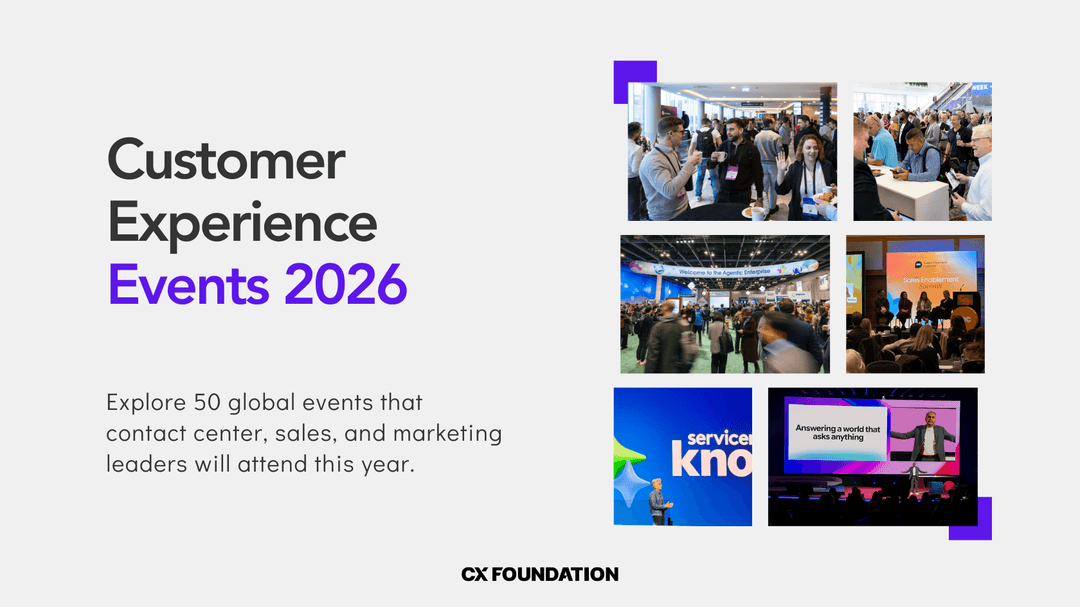 The Top 50 Customer Experience Events for 2026